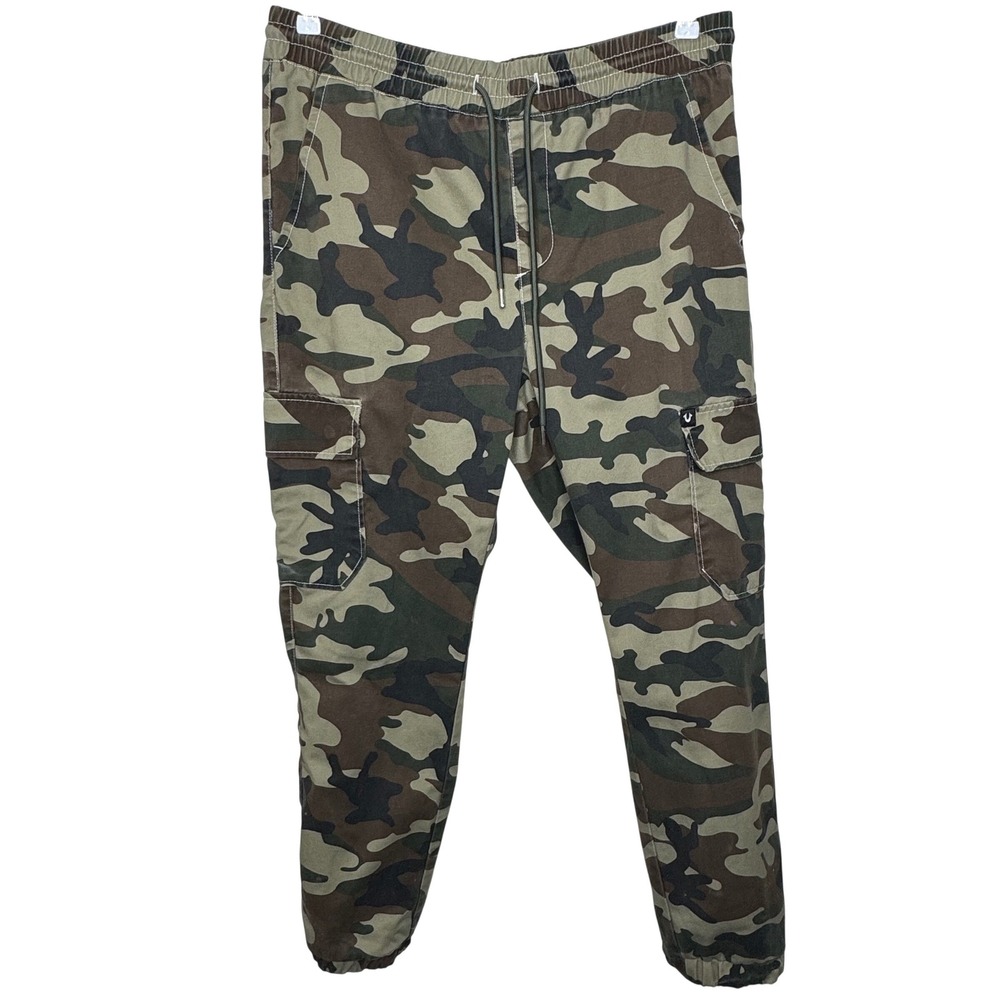 True Religion Camo Cargo SN Jogger Hunting Pants‎ Large